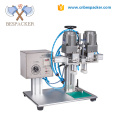 Bespacker YL-P semi automatic pneumatic type four rollers screw spray bottle capping machine